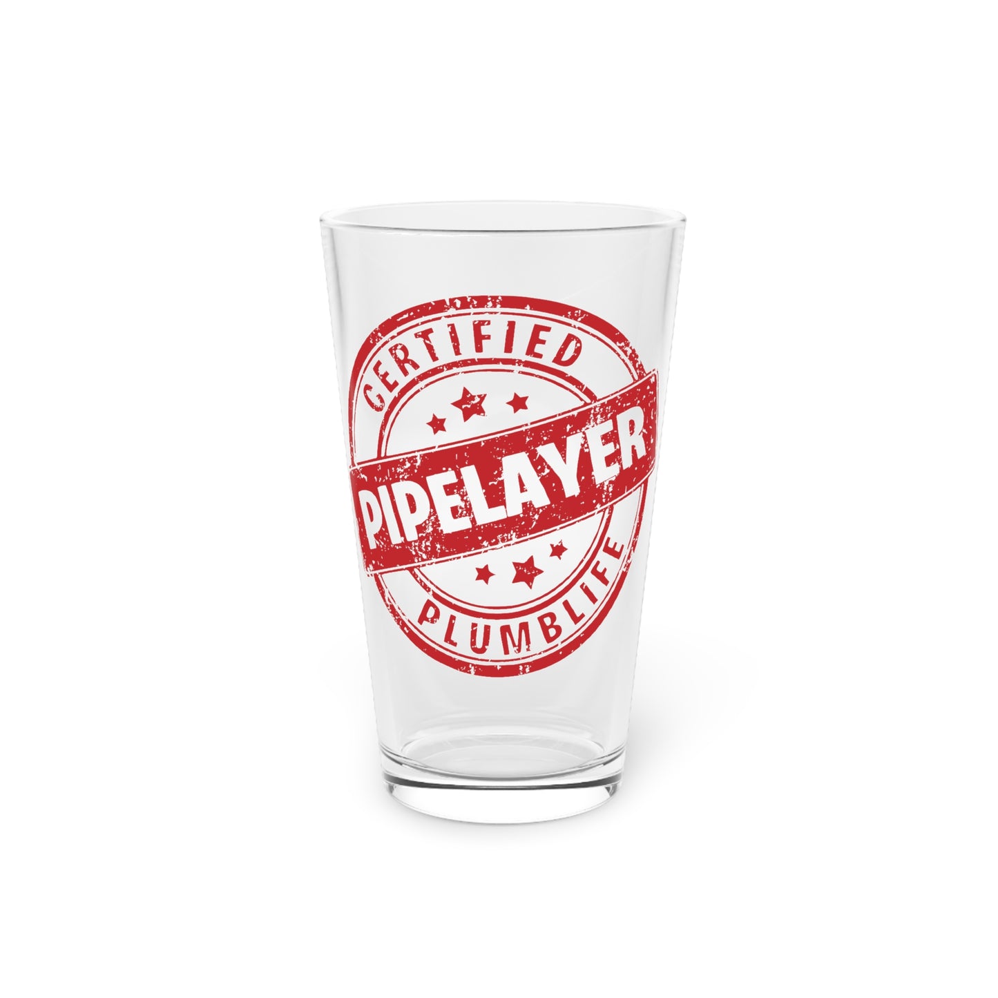 Certified PipeLayer 16oz Pint Glass